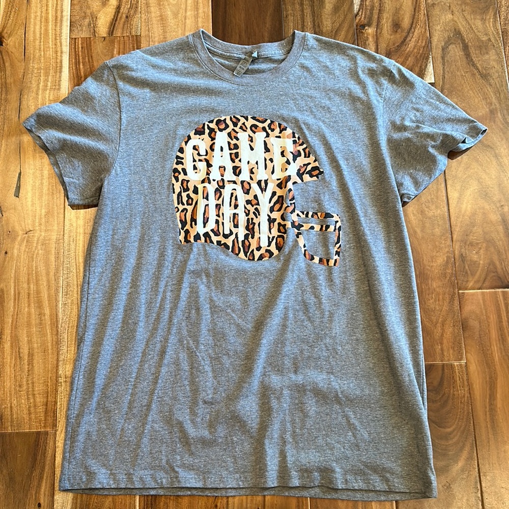 Women’s Football Cheetah Print Game Day Shirt